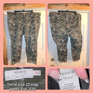 Torrid Camo Casual Bottoms